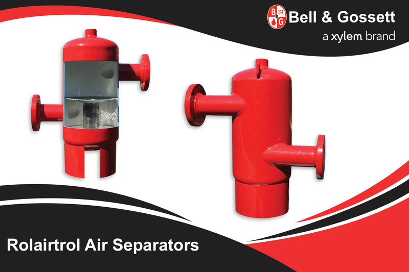 Bell & Gossett Rolairtrol Air Separators