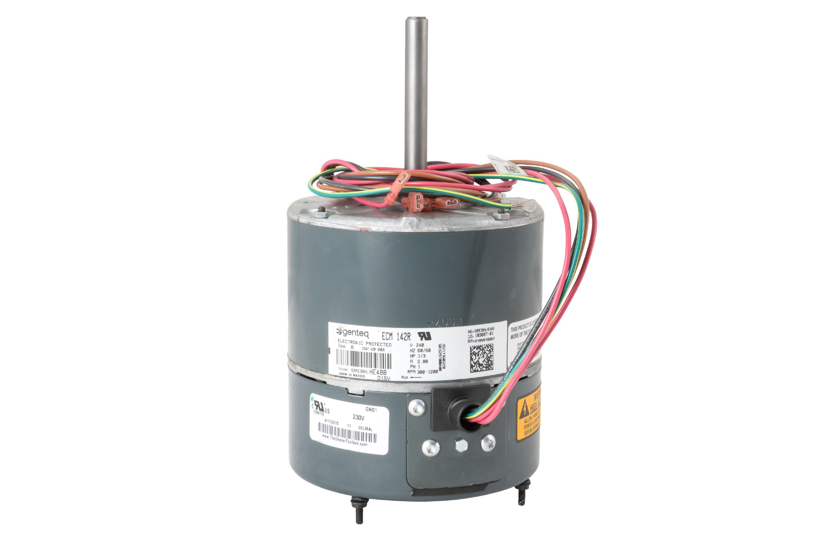 Lennox 12U70, 1/3HP 208-230V Condenser Fan Motor