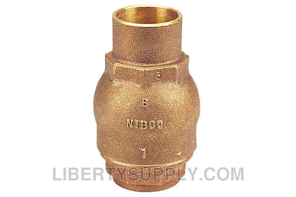 NIBCO S-480-Y-X 3/4" Inline Bronze Check Valve NJ7QW08