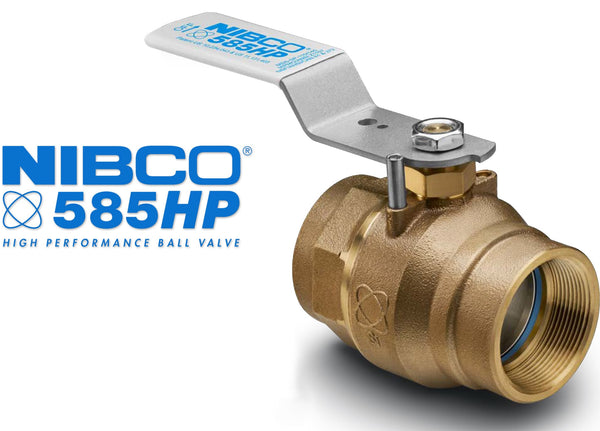 NIBCO 585HP High-Performance Bronze Ball Valves – When Performance Matters