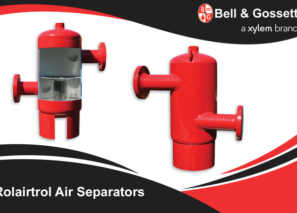 Bell & Gossett Rolairtrol Air Separators