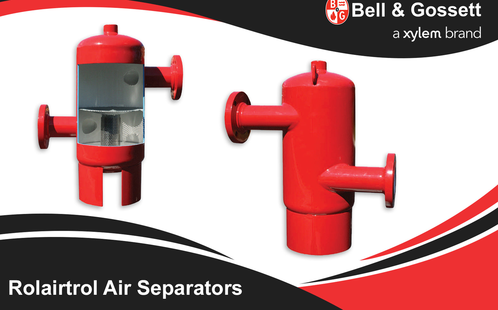 Bell & Gossett Rolairtrol Air Separators