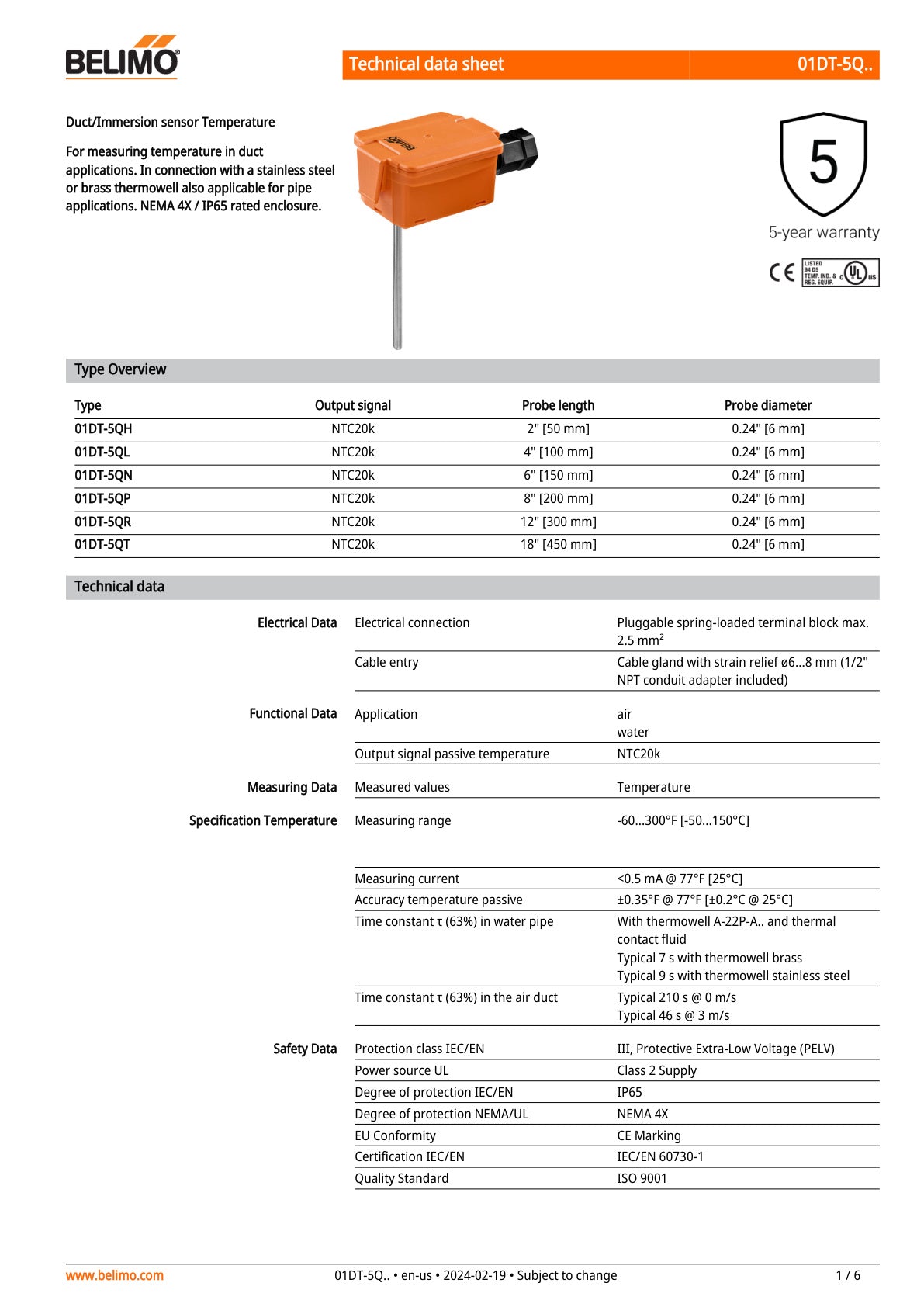 01DT 5Q Datasheet