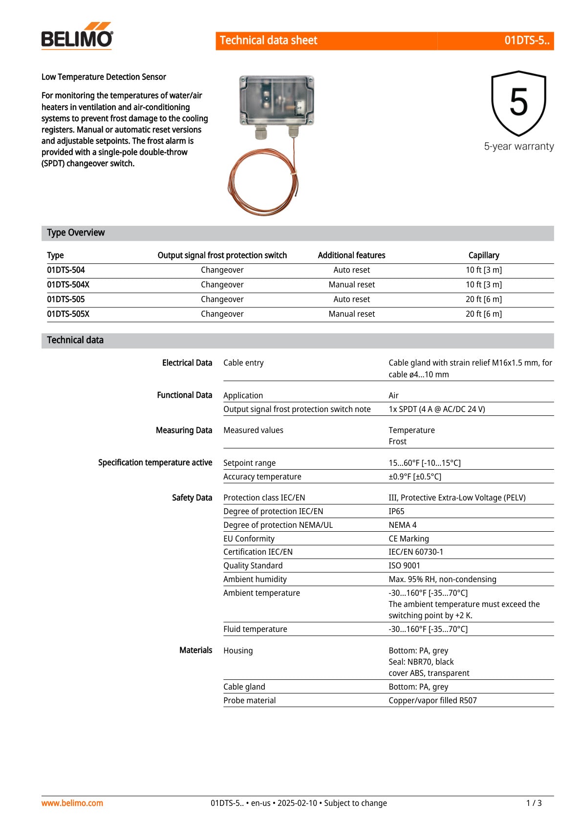 01DTS 5 Datasheet
