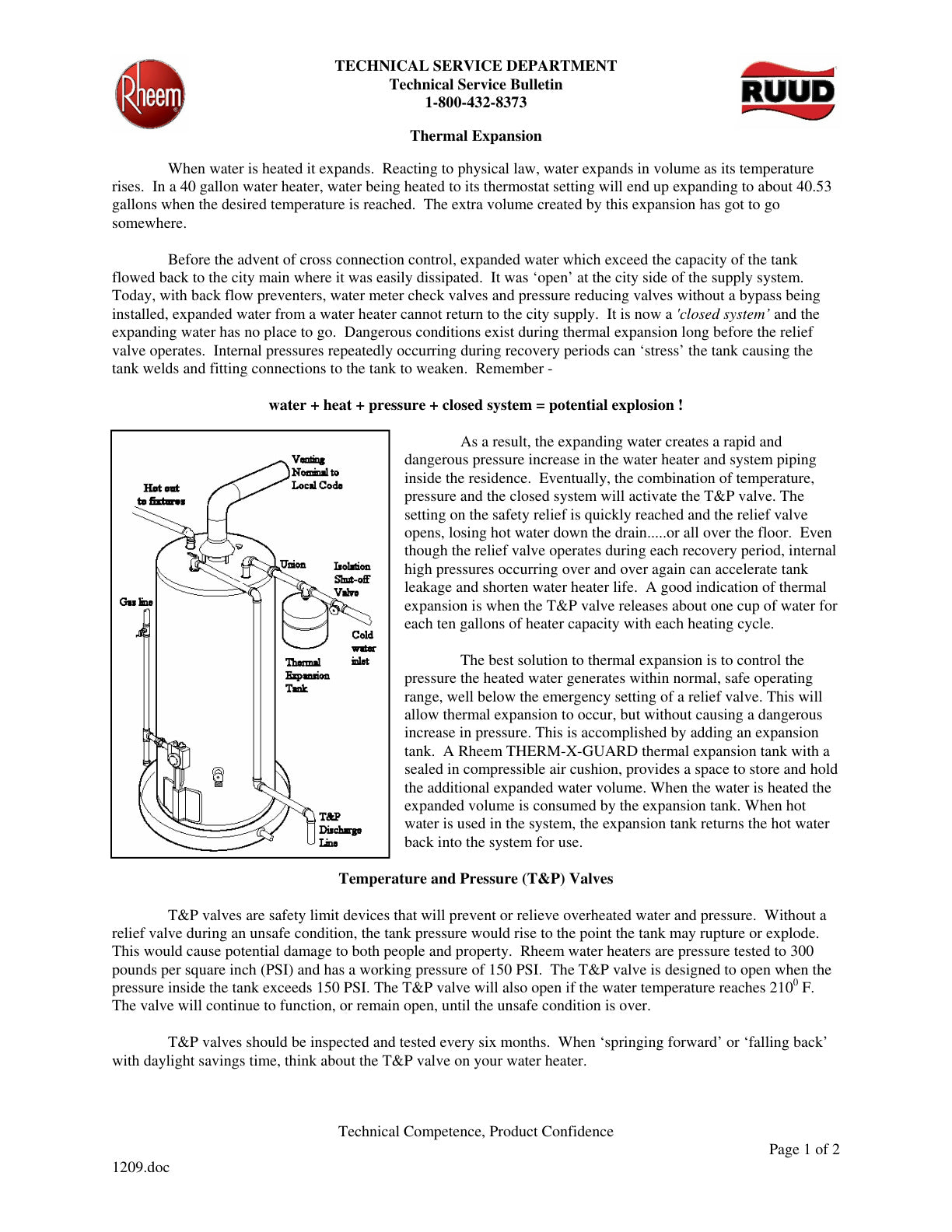 1209   Thermal Expansion
