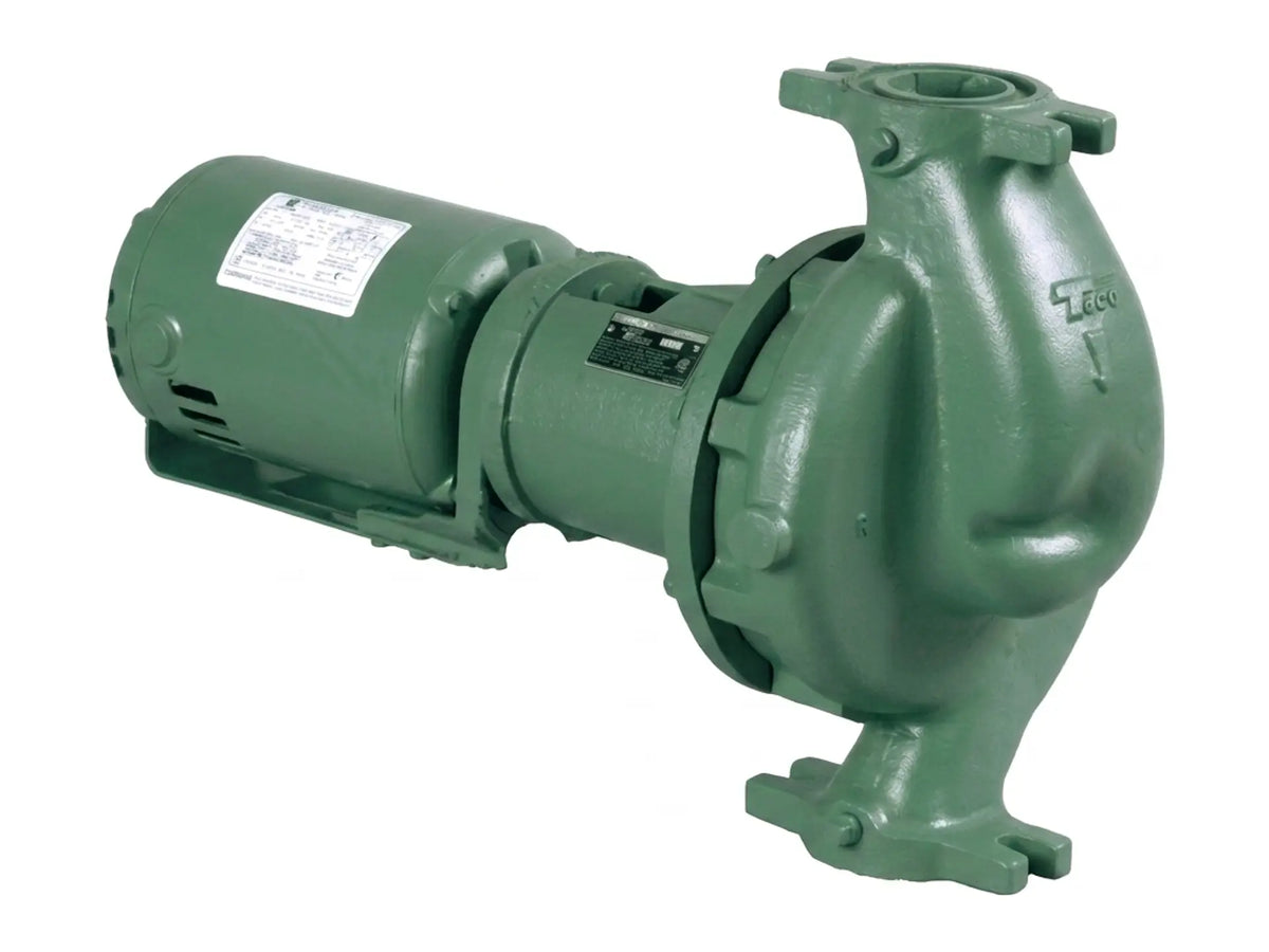 Taco 1610 In-Line Pump, 1-1/2" Suction, Motor ODP, 0.33HP, 1750RPM