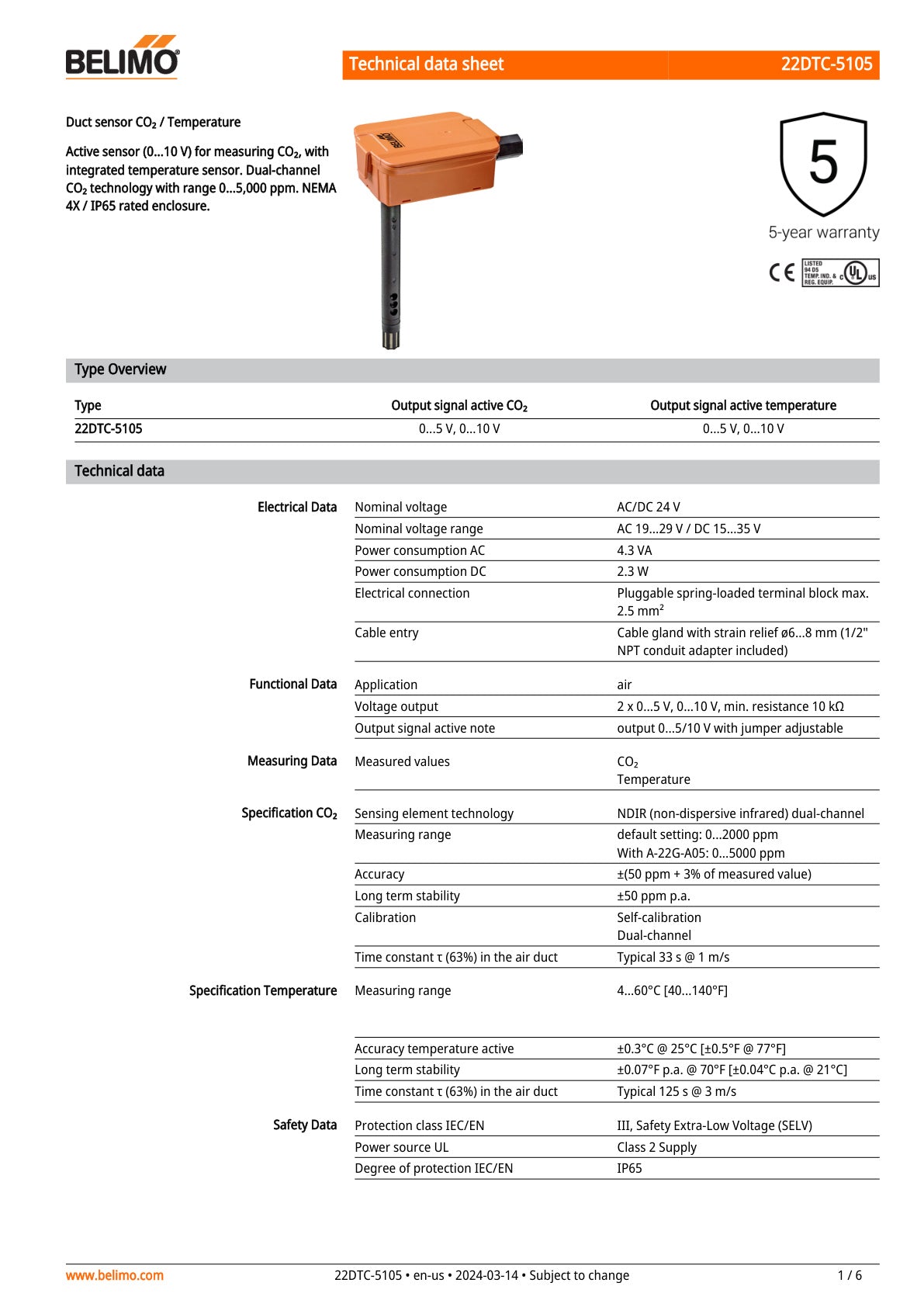 22DTC 5105 Datasheet