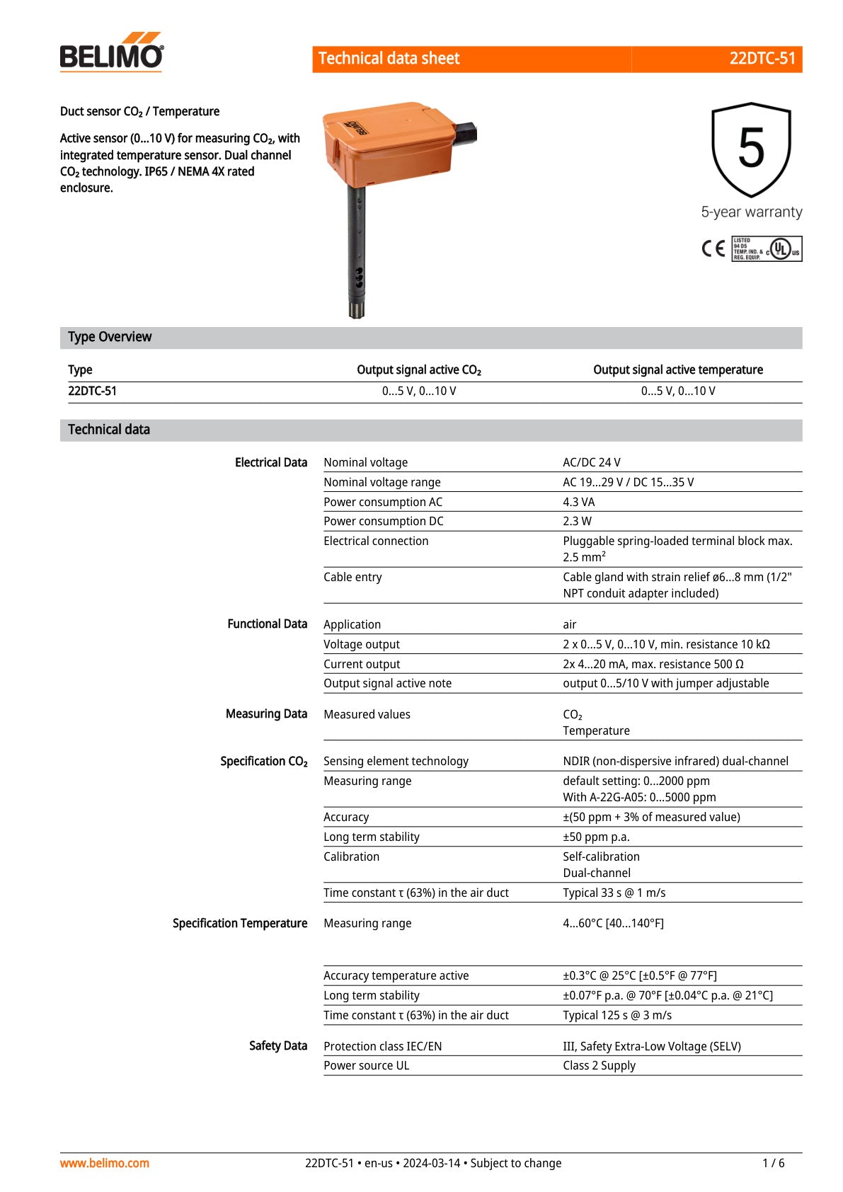 22DTC 51 Datasheet