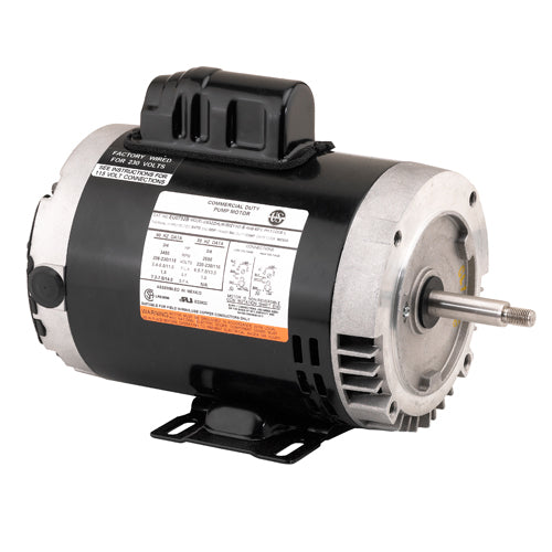 US Motors EU0502, 1/2 HP Motor, 3450 & 2850 RPM, Dual Voltage