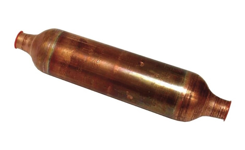 Rheem 83-101828-01, 1/2" ODF, 500 PSI R410/R22 Muffler
