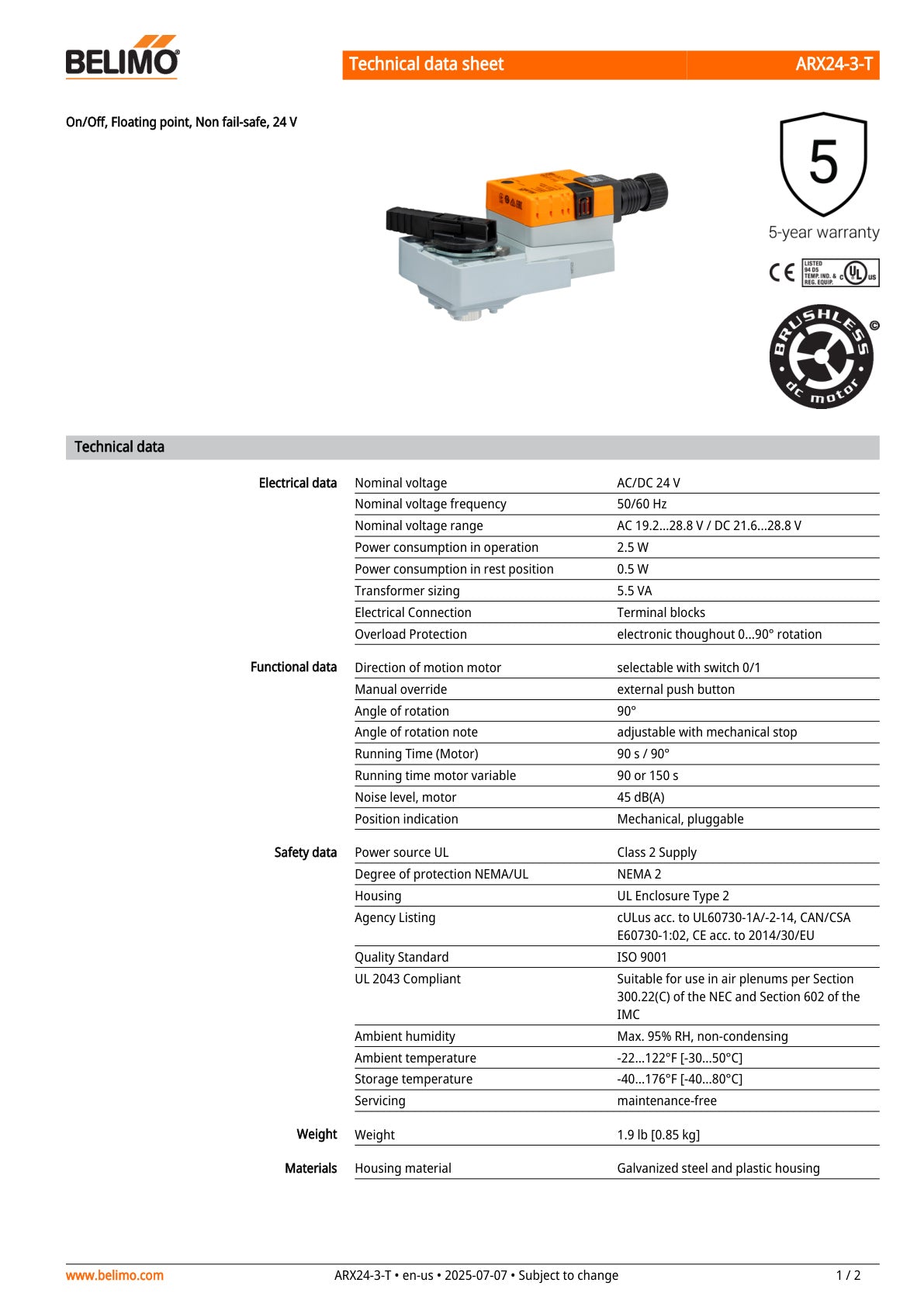ARX24 3 T Datasheet