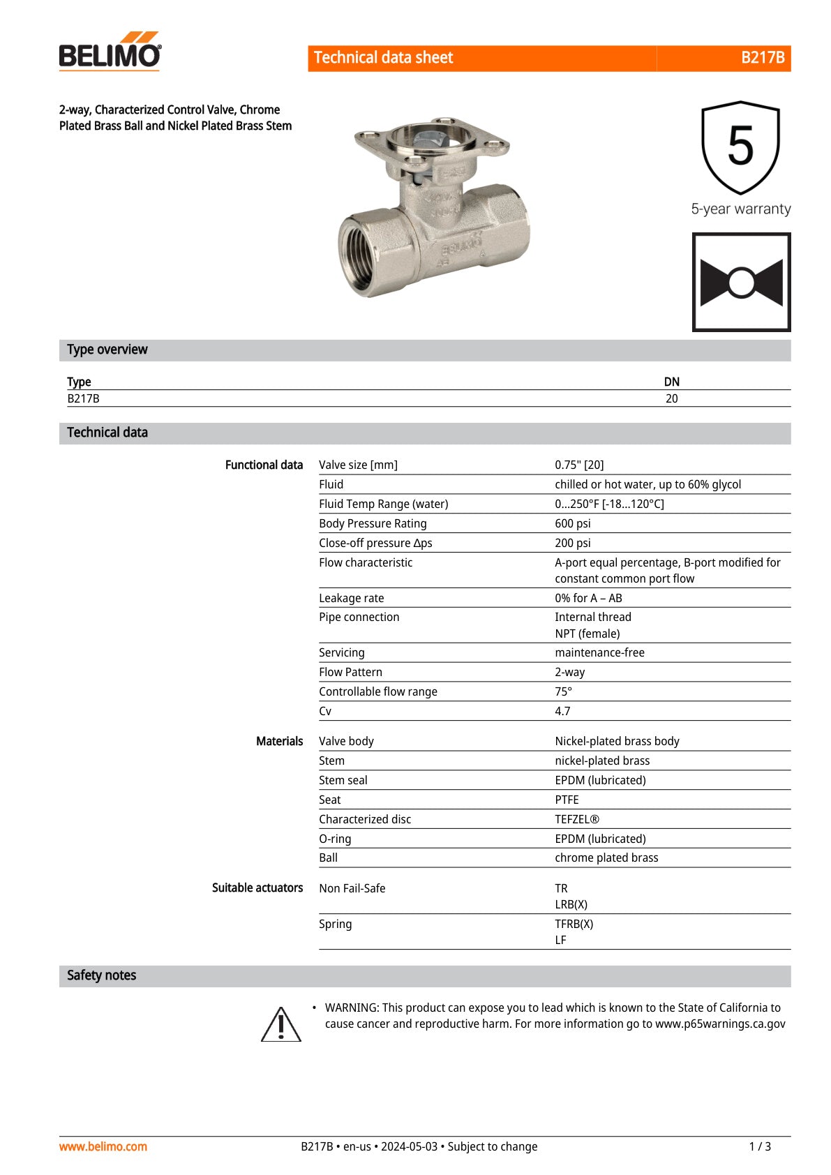 B217B TFRB24 3 Assembly