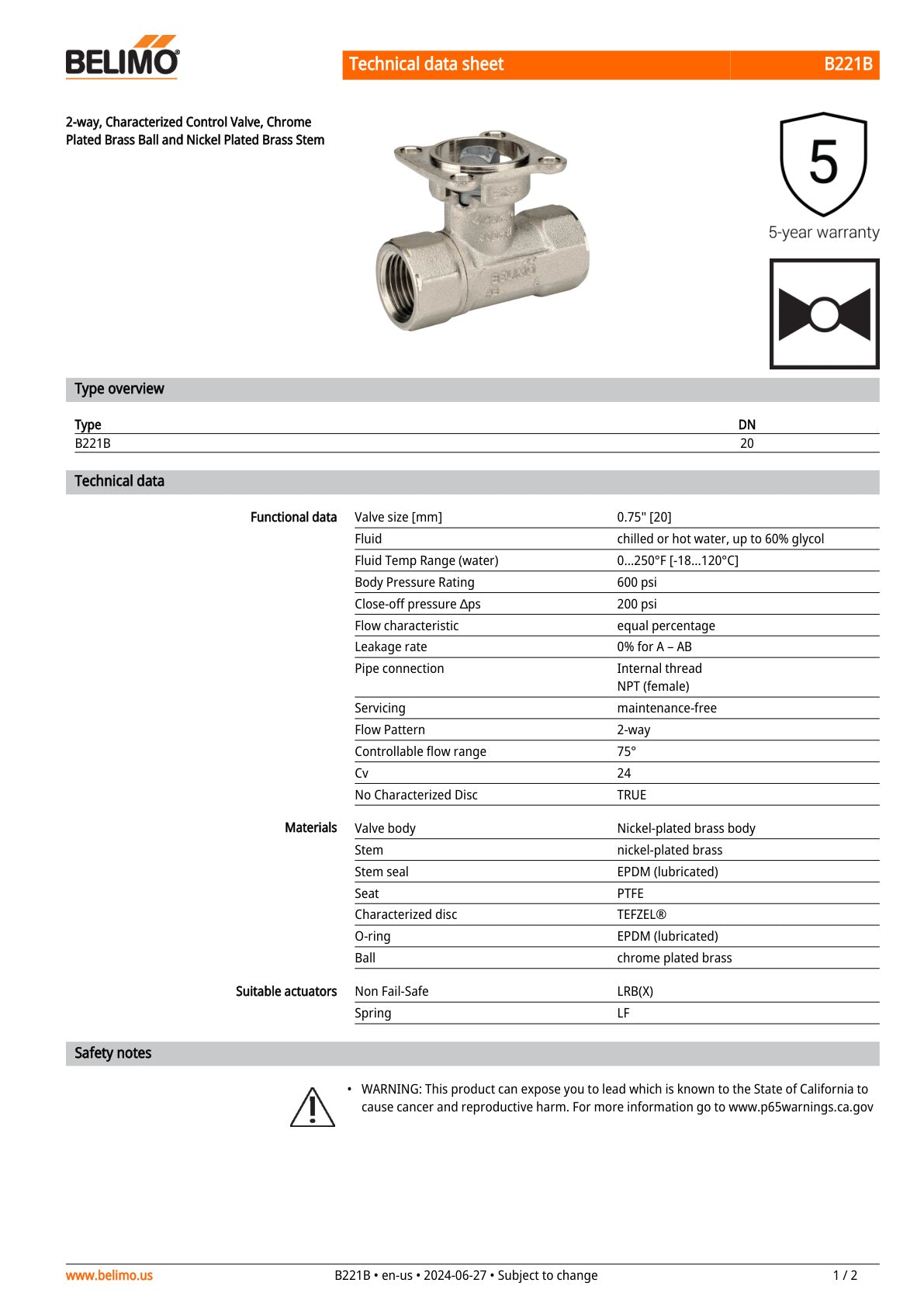 B221B LRB120 3 Assembly