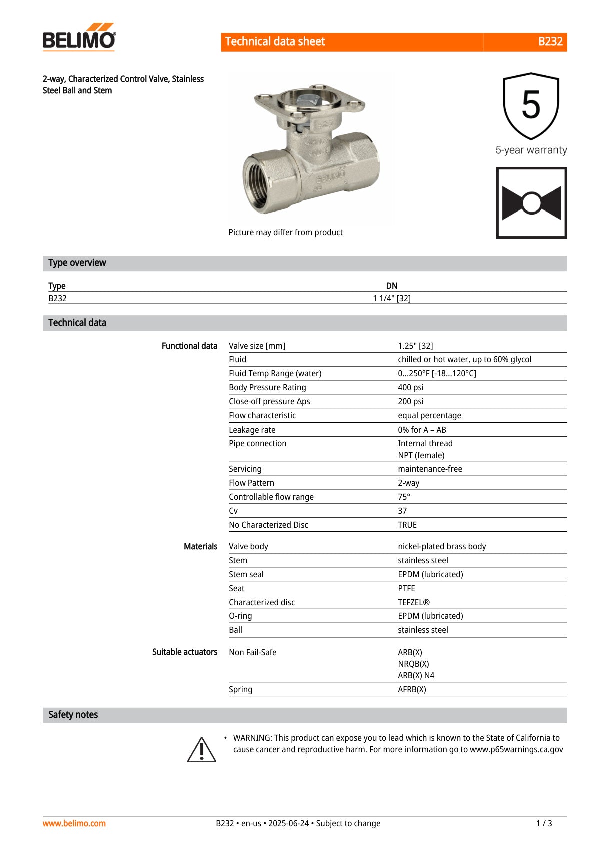 B232 Datasheet