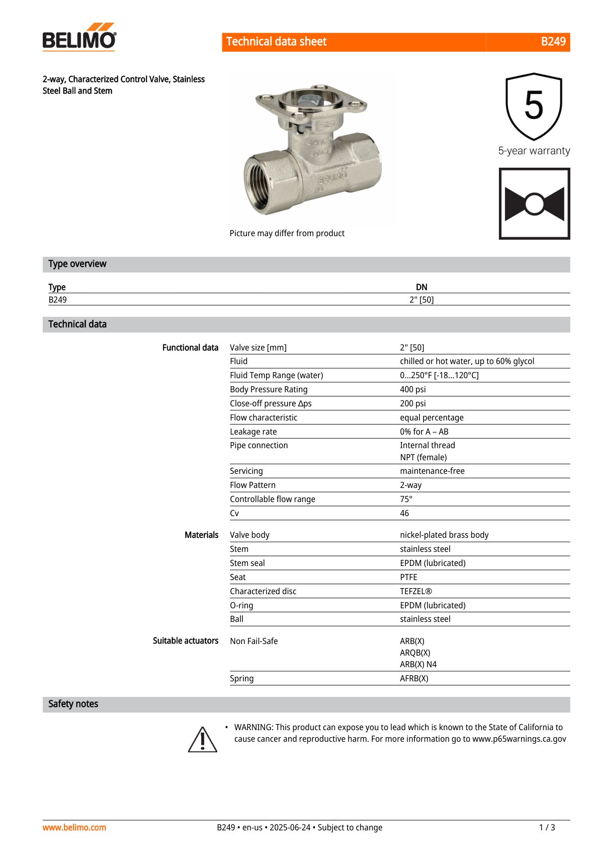 B249 Datasheet