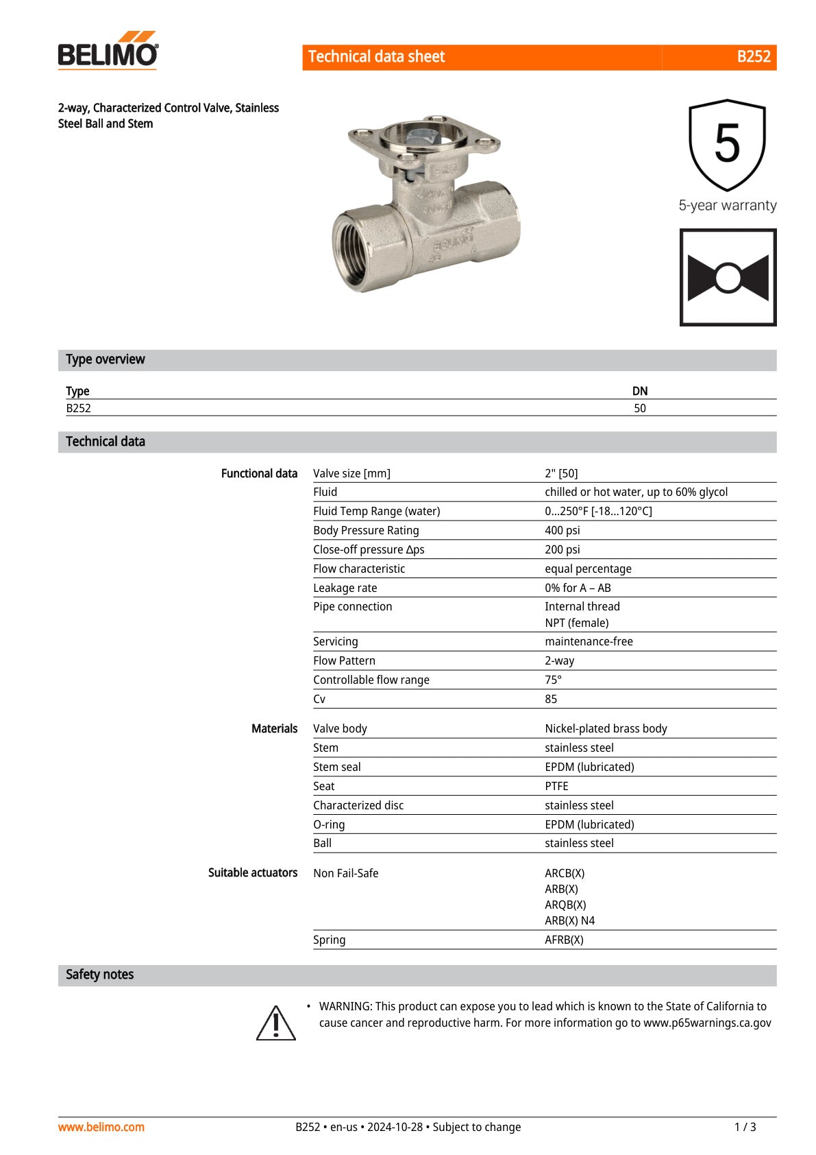 B252 AFRXUP S N4 Assembly