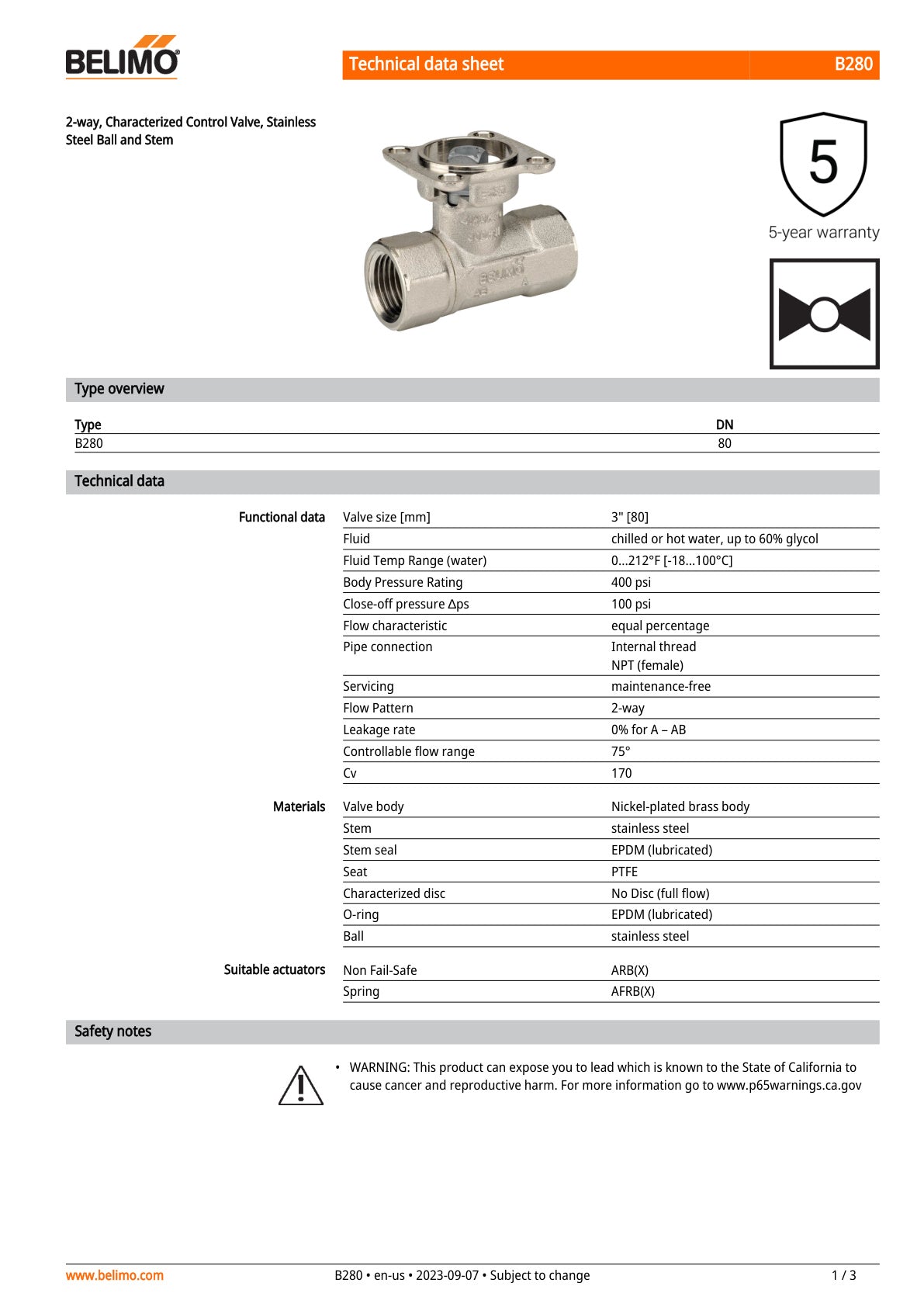 B280 ARB24 3 Assembly