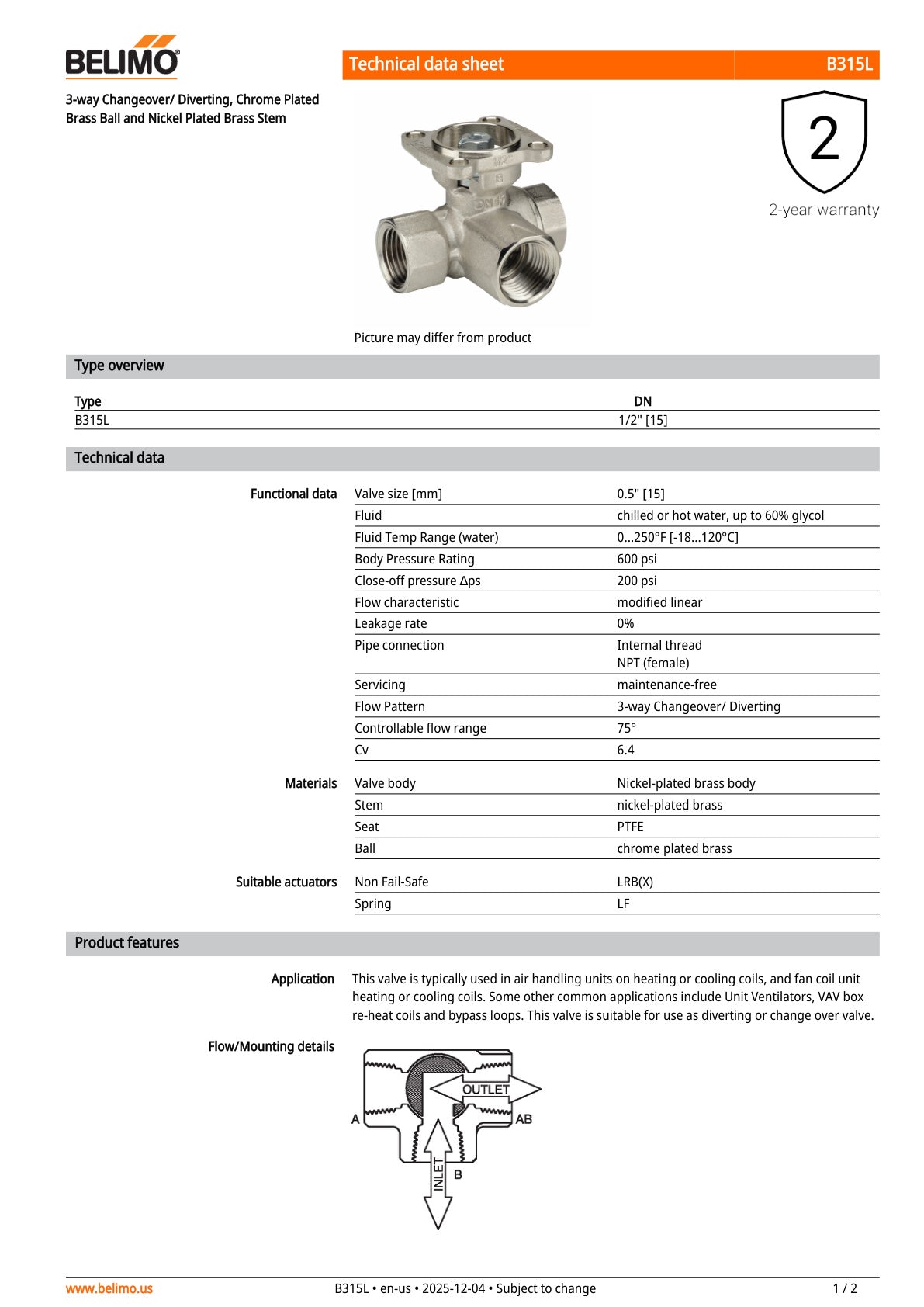 B315L LRB24 3 Assembly