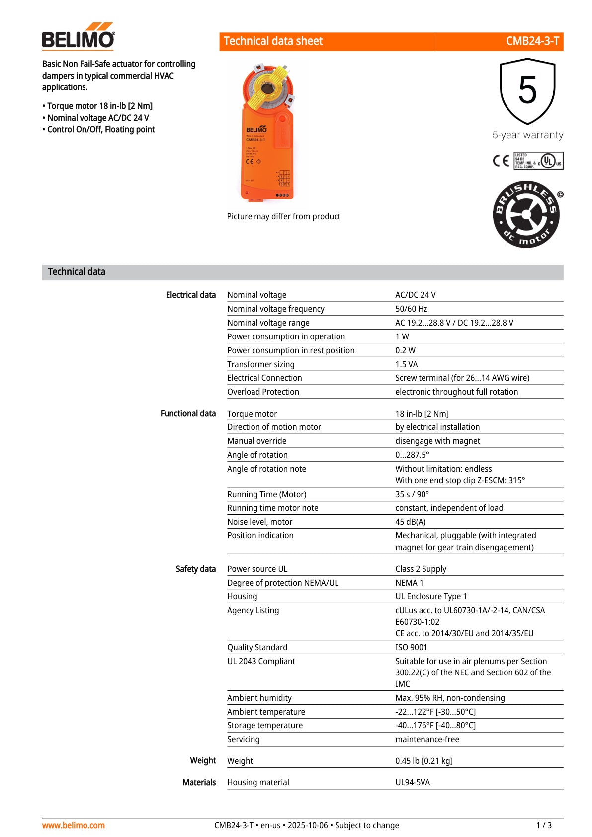 CMB24 3 T Datasheet