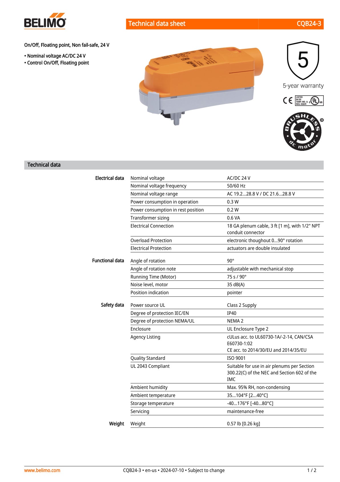 CQB24 3 Datasheet