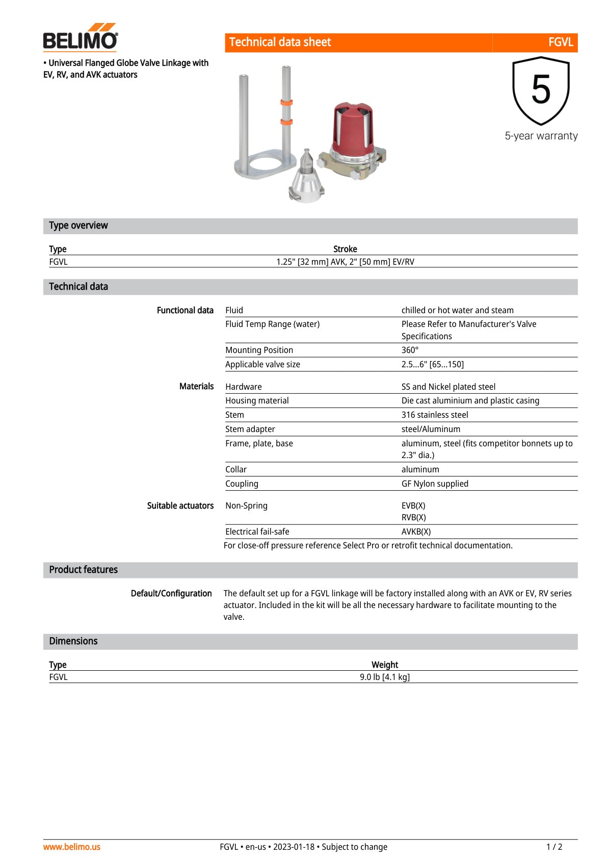 FGVL RVB24 MFT Assembly