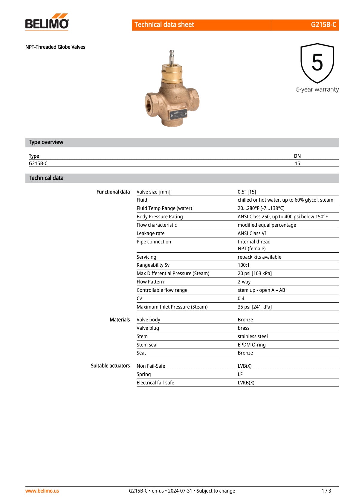 G215B C Datasheet