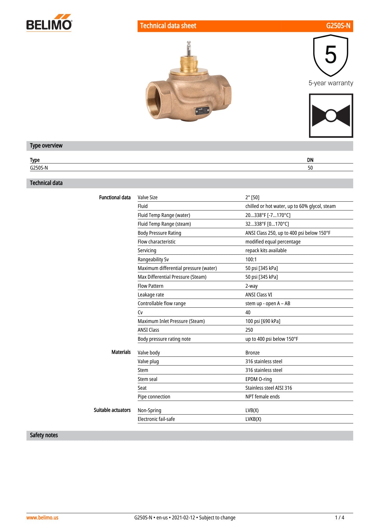 G250S N NFBUP S X1 Assembly