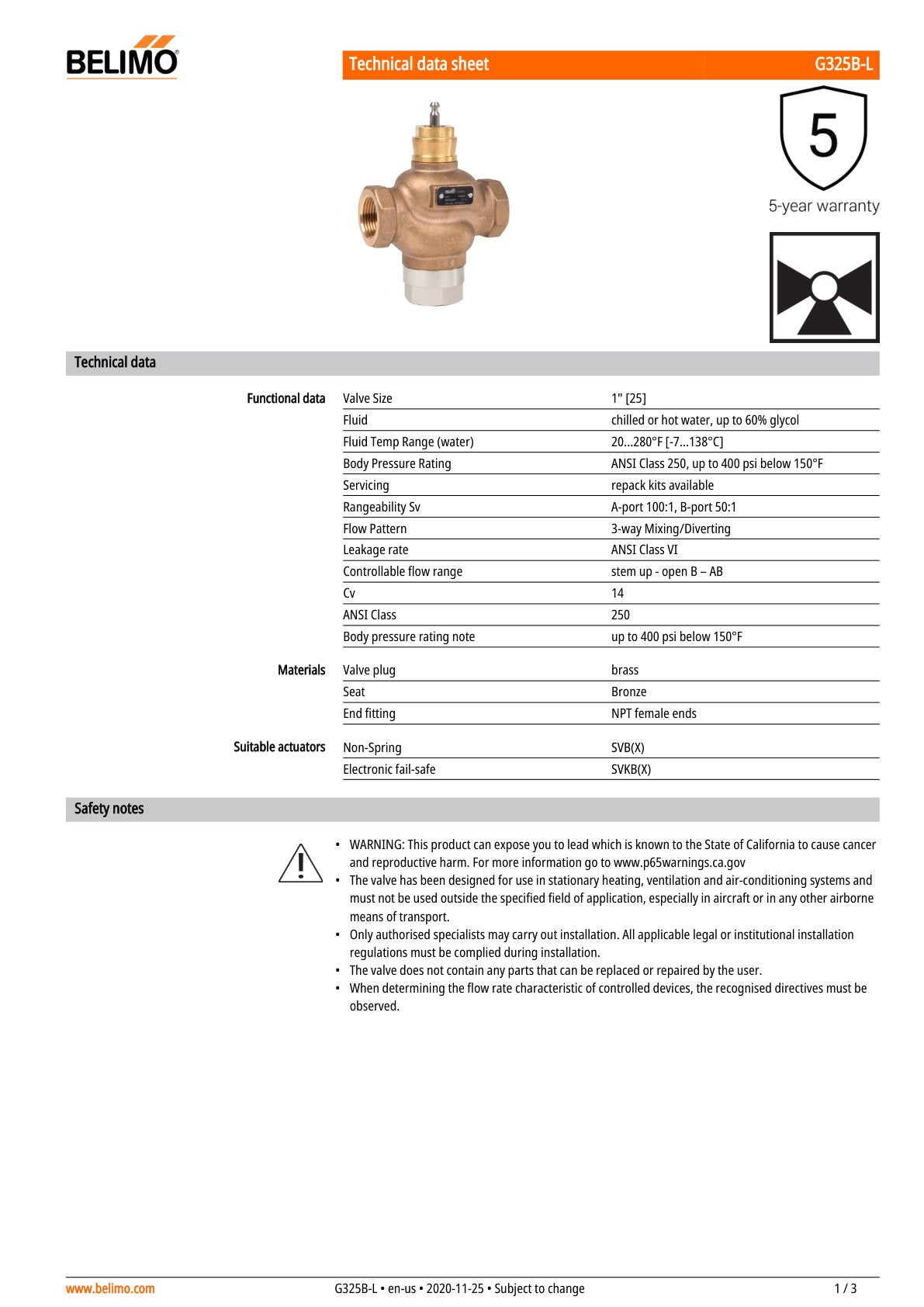G325B L SVKX24 SR Assembly