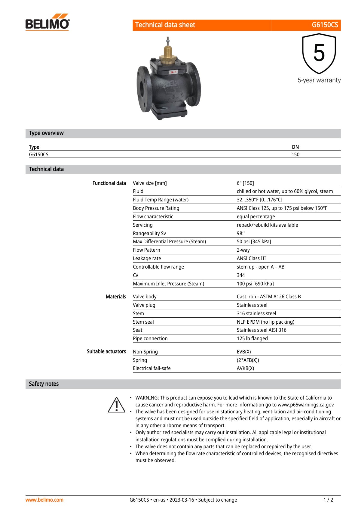 G6150CS AVKX24 MFT Assembly