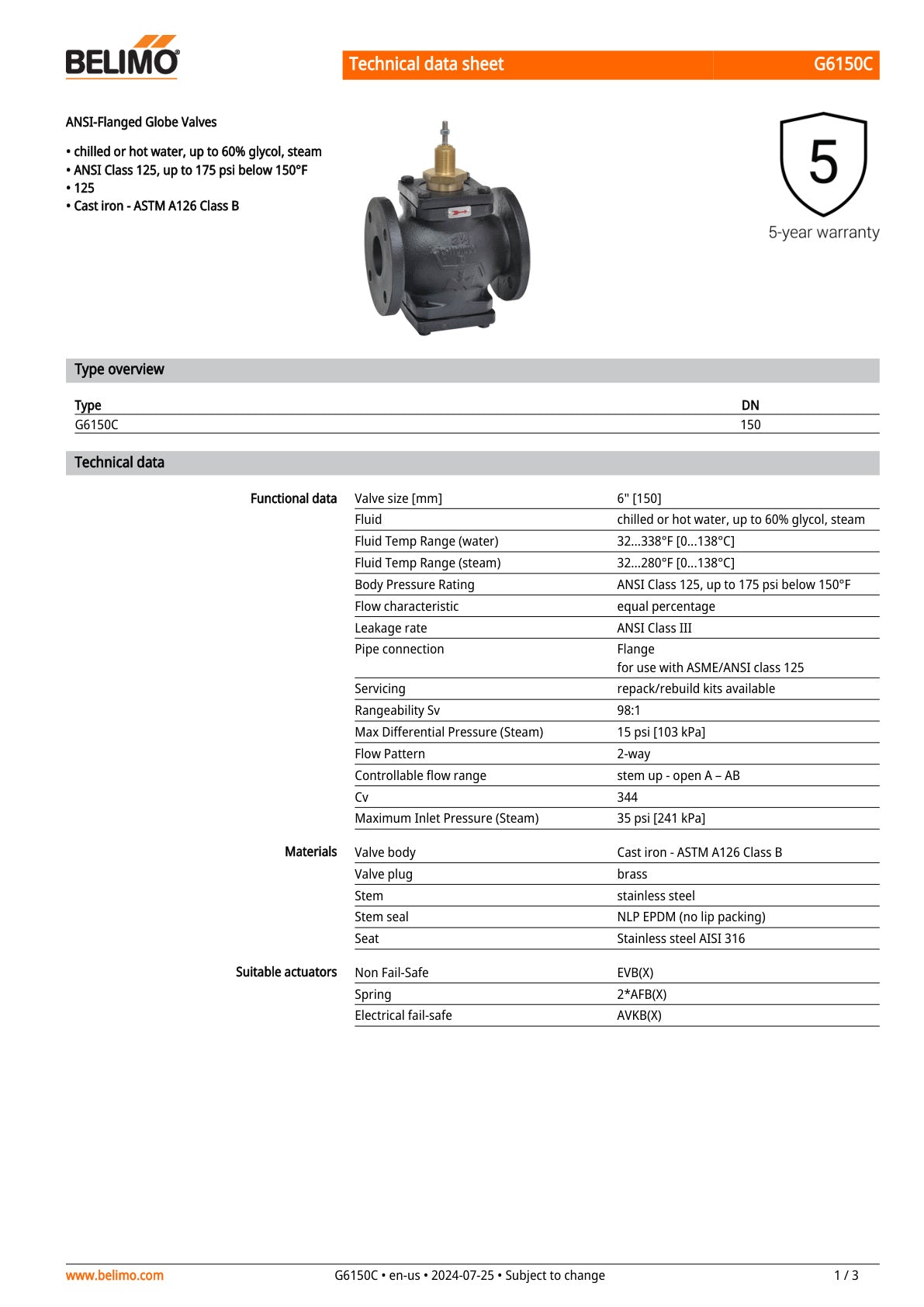 G6150C EVX24 MFT Assembly