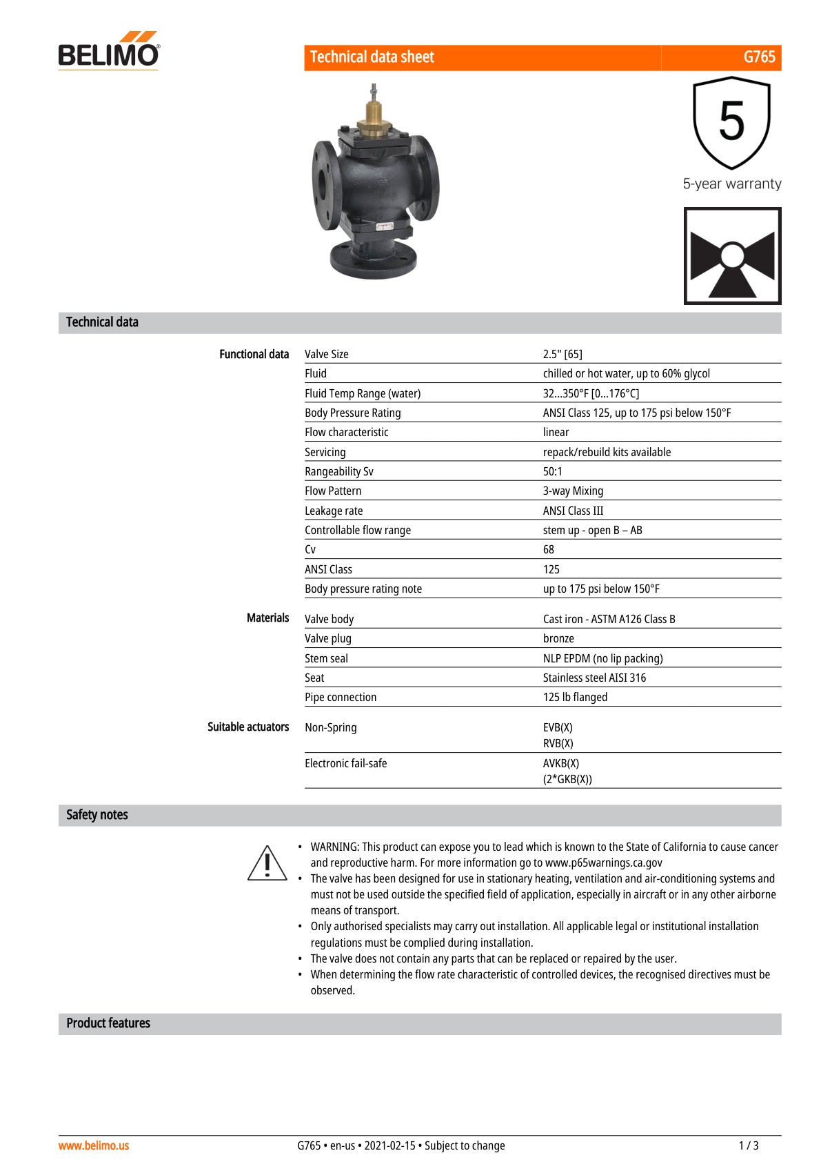 G765 RVB24 3 Assembly