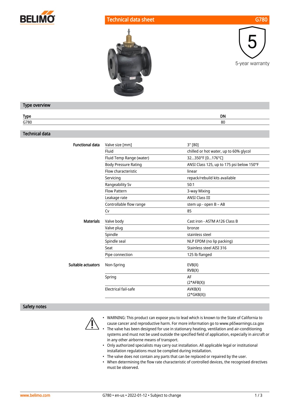 G780 EVX24 MFT Assembly