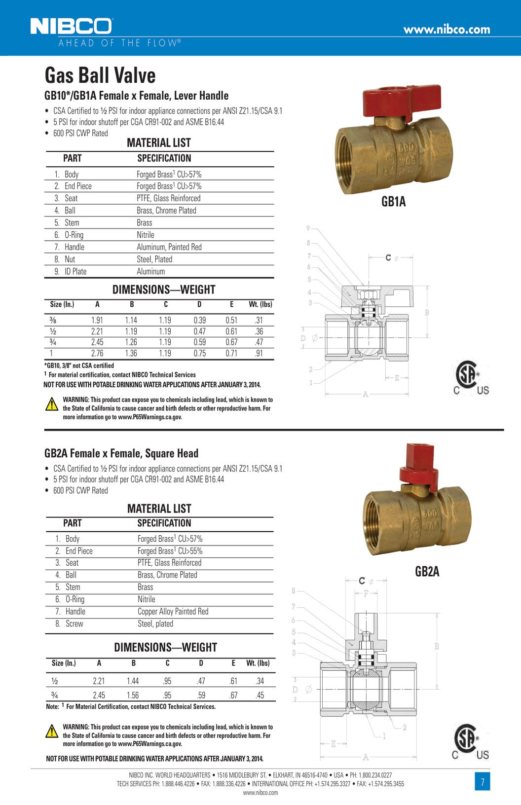 GB1A 2A Spec Sheet