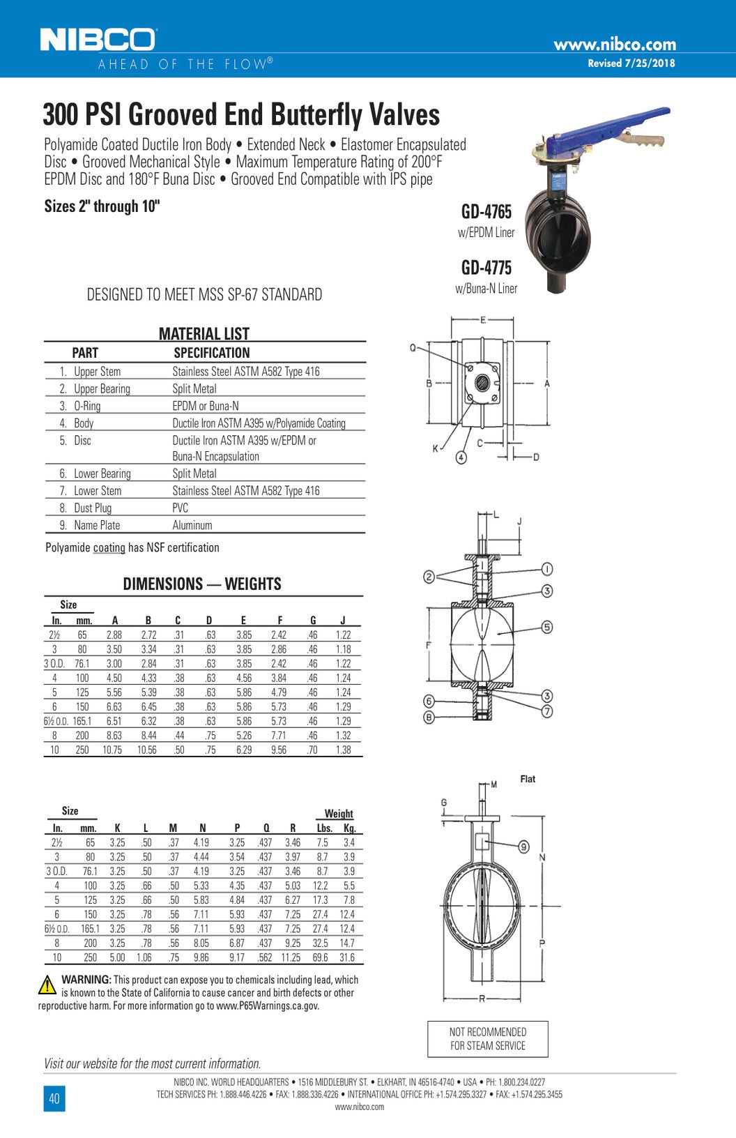 GD 4765 4775 Spec Sheet