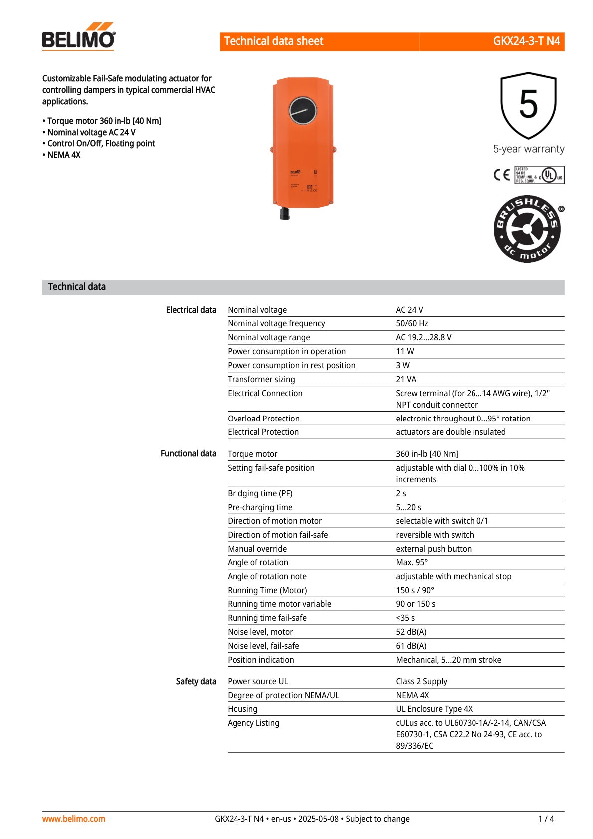 GKX24 3 T N4 Datasheet