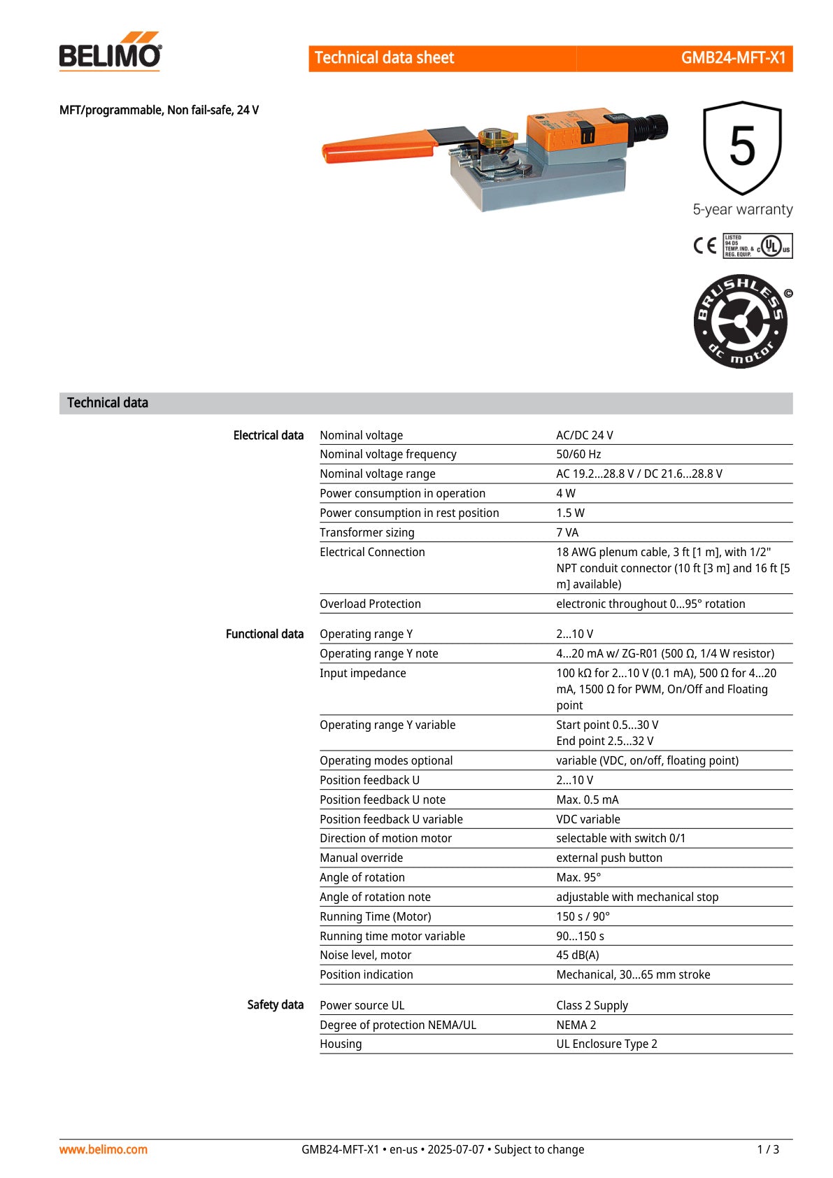GMB24 MFT X1 Datasheet