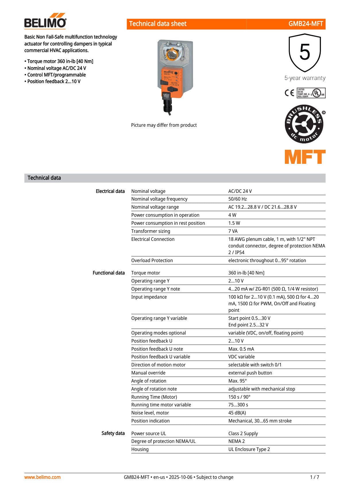 GMB24 MFT Datasheet