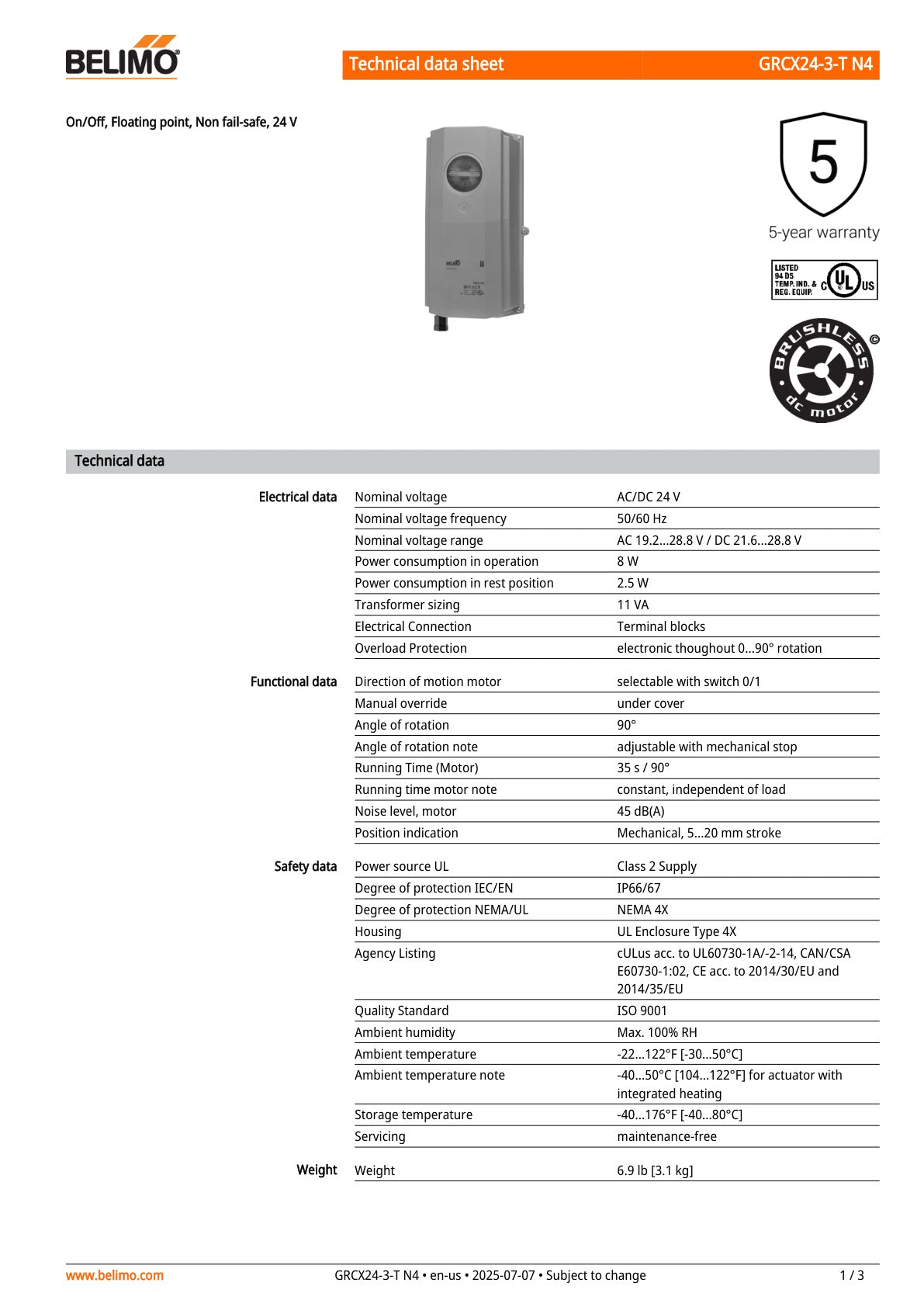 GRCX24 3 T N4 Datasheet
