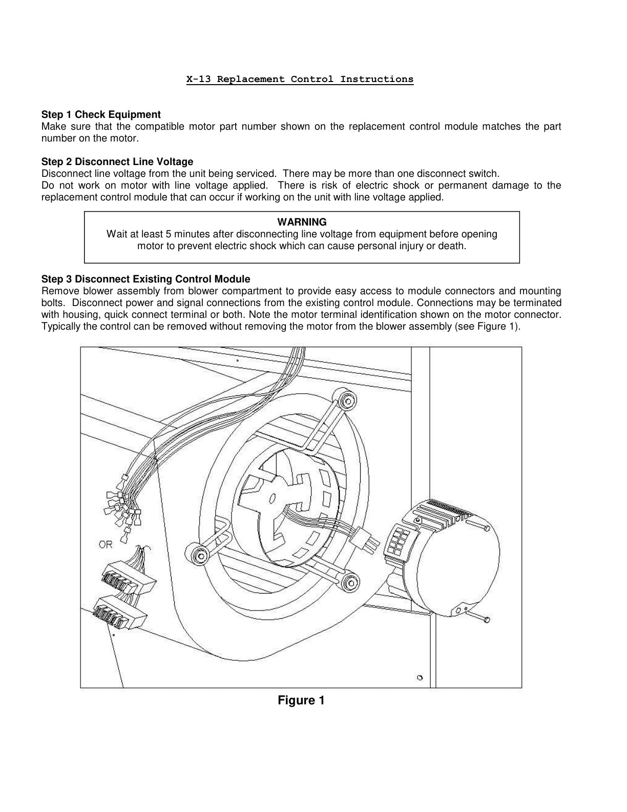 Genteq X 13 Replacement Control Instructions