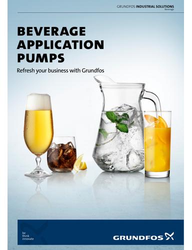 Beverage application pumps - Refresh your business with Grundfos (Product brochure)