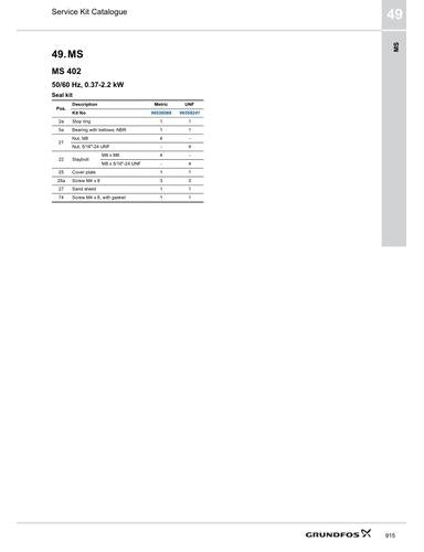 MS (Service Kit Catalogue)