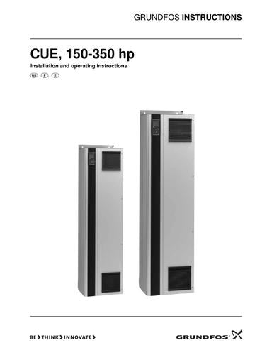 CUE, 150-350 hp (US version) (Installation and operating instructions)