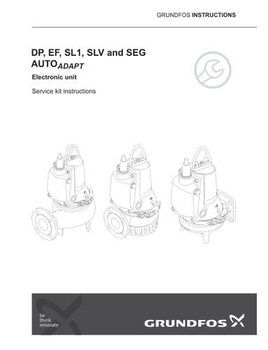 DP, EF, SL1, SLV and SEG AUTOADAPT (Electronic unit) (Service kit instruction)