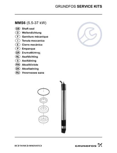 MMS 6 (5.5 - 37 kW) - Shaft seal kit (Service kit instruction)