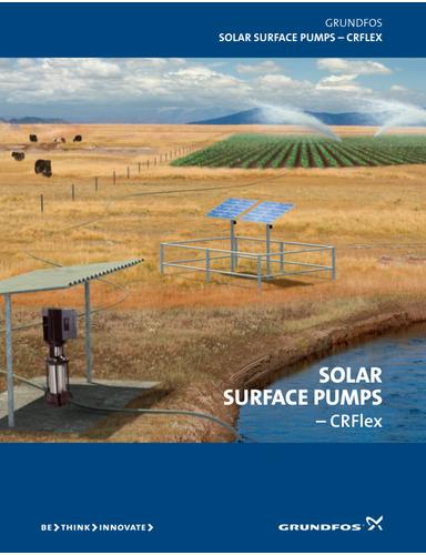 SOLAR SURFACE PUMPS - CRFLEX (Product brochure)