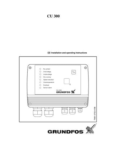 CU 300 (I & O instructions)