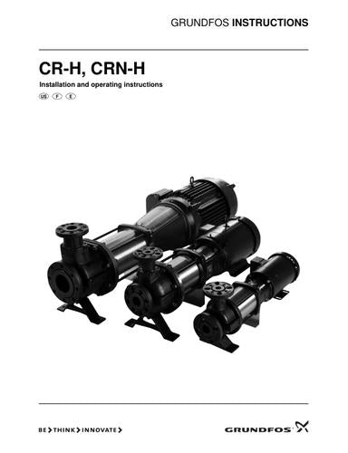CR-H, CRN-H (Installation and operating instructions)