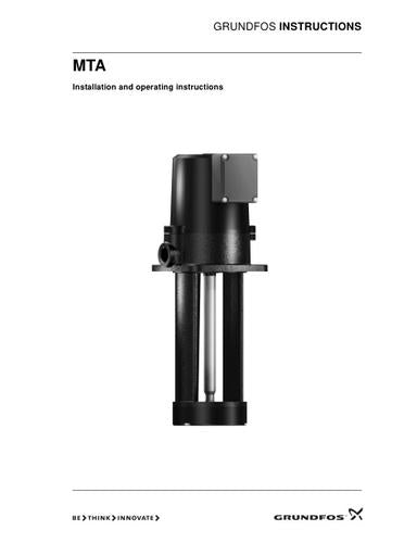 MTA - US Version (Installation and operating instructions)