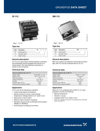 IO 113 (Data Sheet)