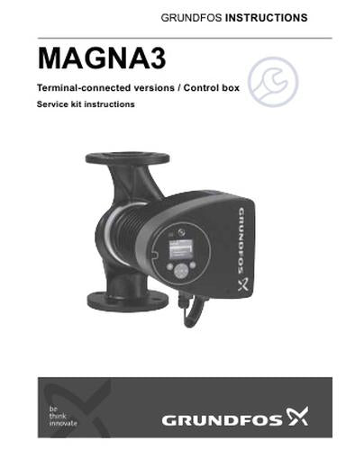 MAGNA3, Terminal-connected versions, Control box (Service kit instruction)